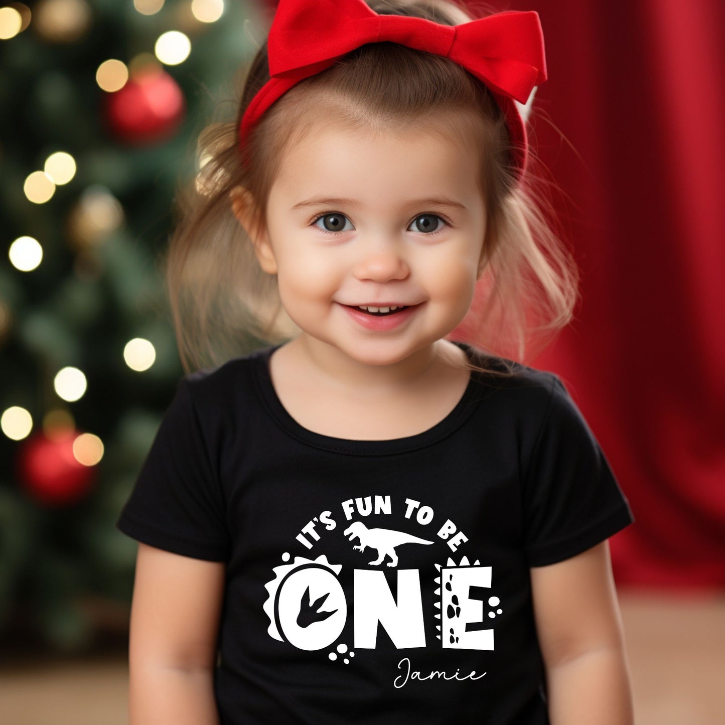 Personalized "It's Fun To Be One" Birthday Baby Romper / Baby Tees