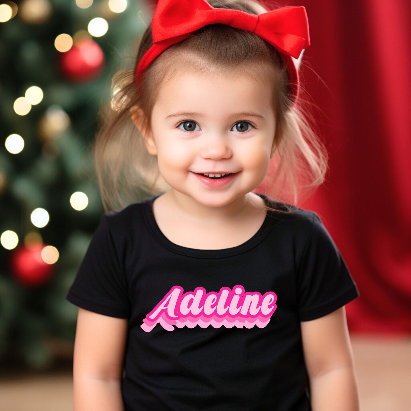 Personalized "Name Burst" Baby Romper / Baby Tees