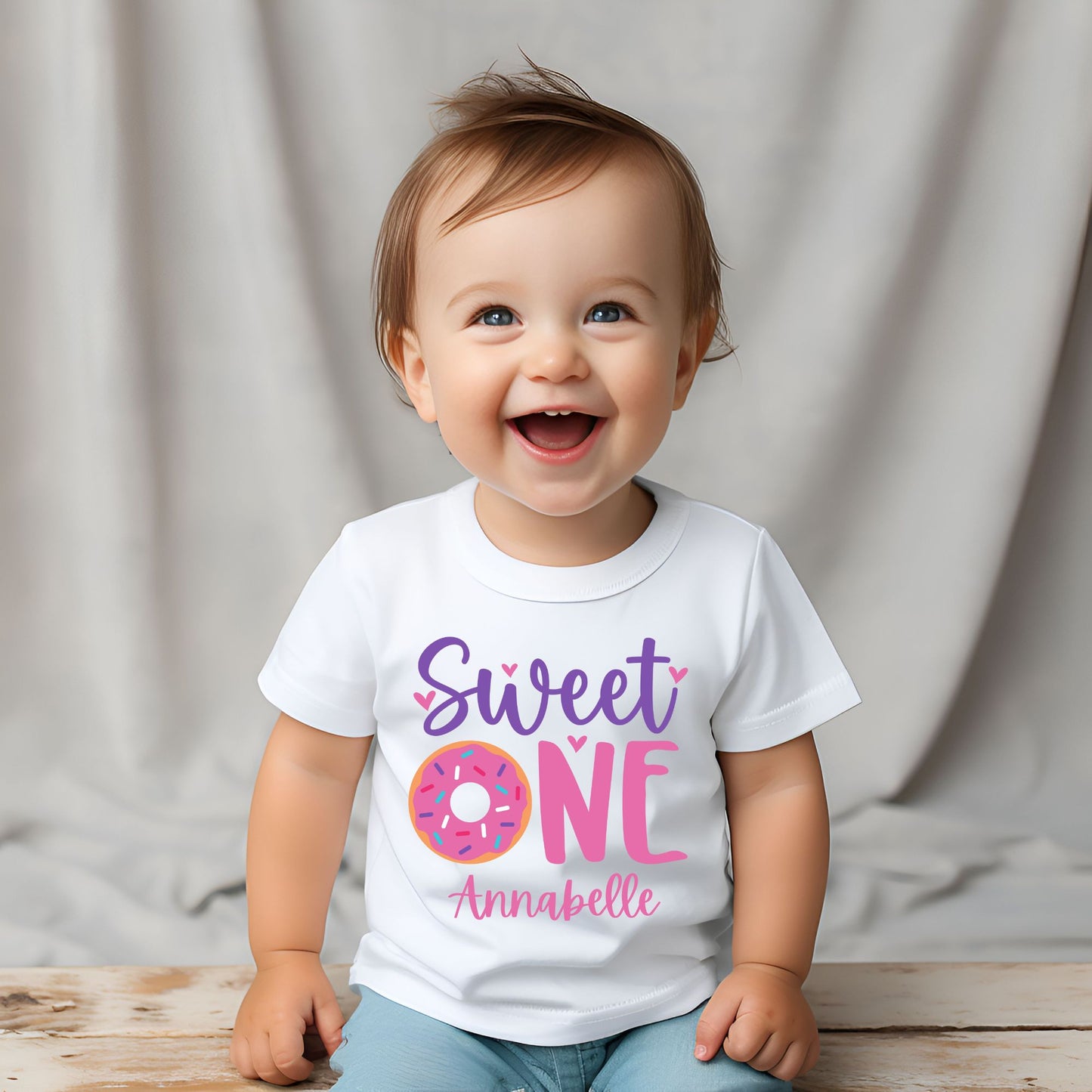 Personalized "Sweet One" Birthday Baby Romper / Baby Tees