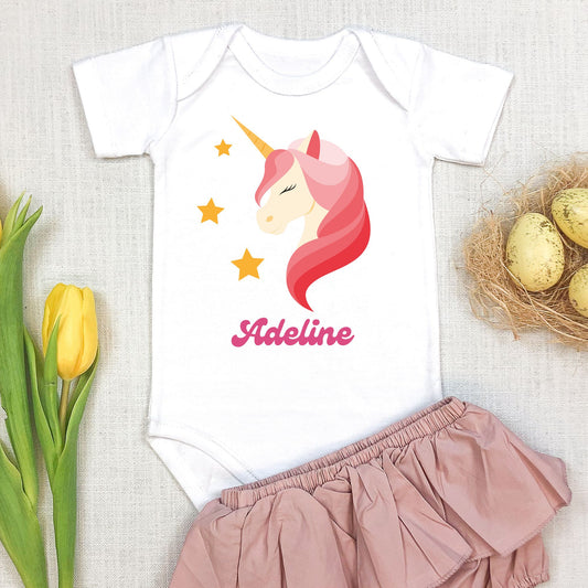 Personalized "Unicorn Dreams" Baby Romper