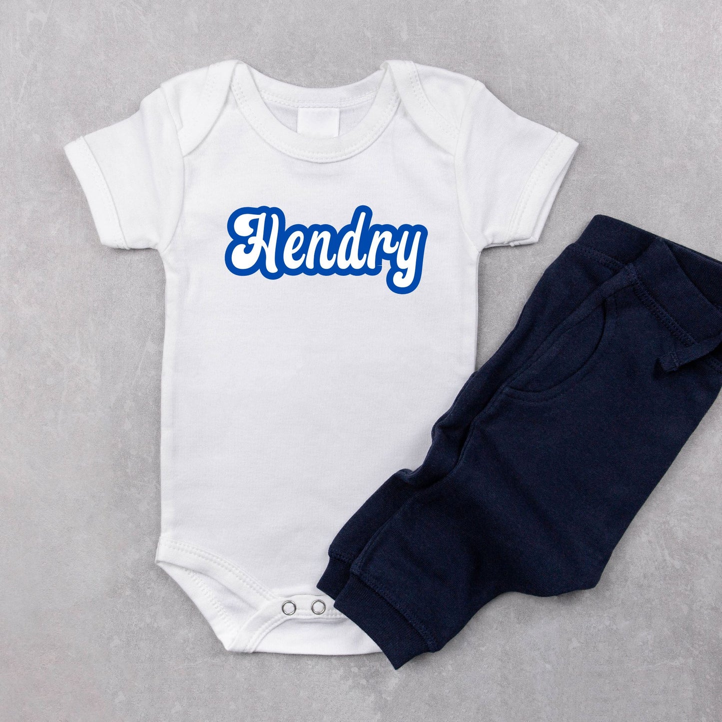 Personalized "Vivid Name" Baby Romper / Baby Tees