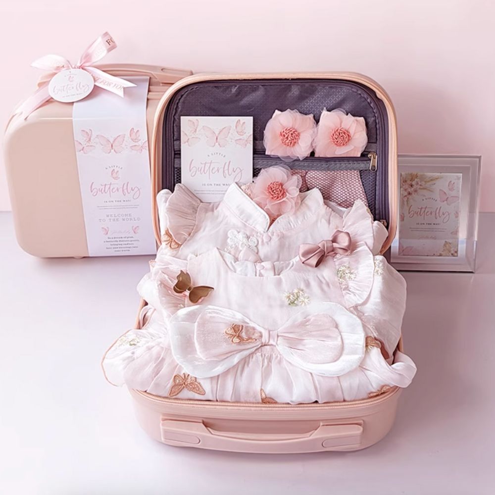 Precious Princess Luggage Baby Girl Gift Set 3-6 Months