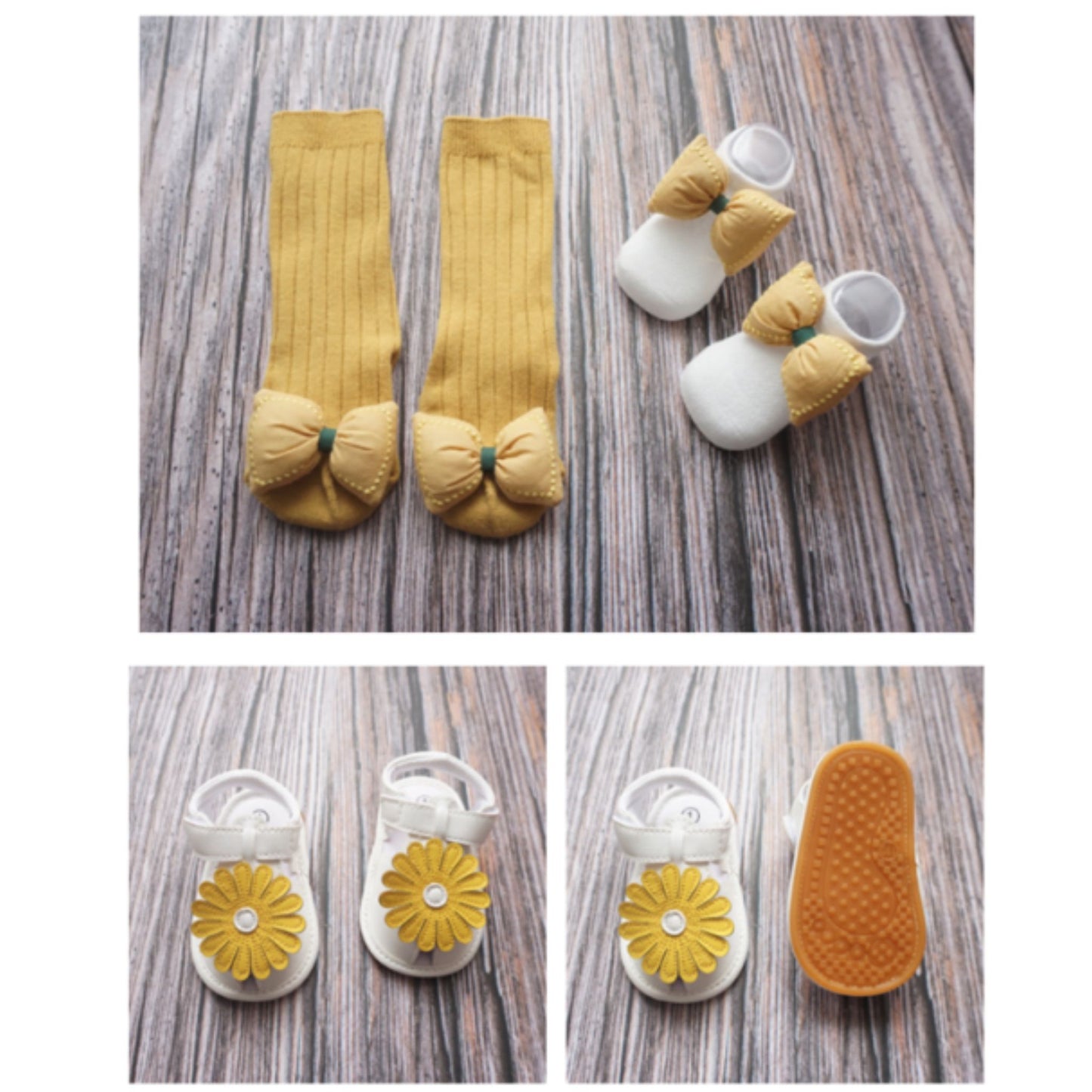 Pretty Yellow Baby Girl Luggage Gift Set 3-6 Months