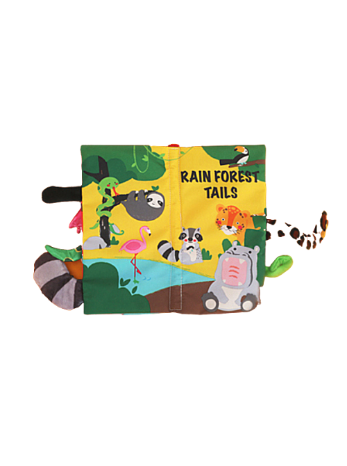 Rainforest Tails Soft Baby Book
