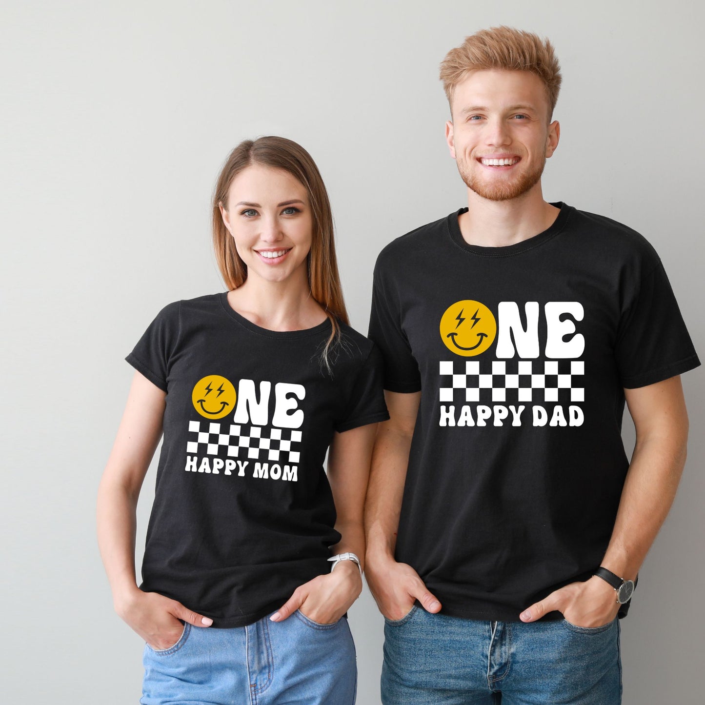 One Happy Crew – Fun Family Matching T-Shirts
