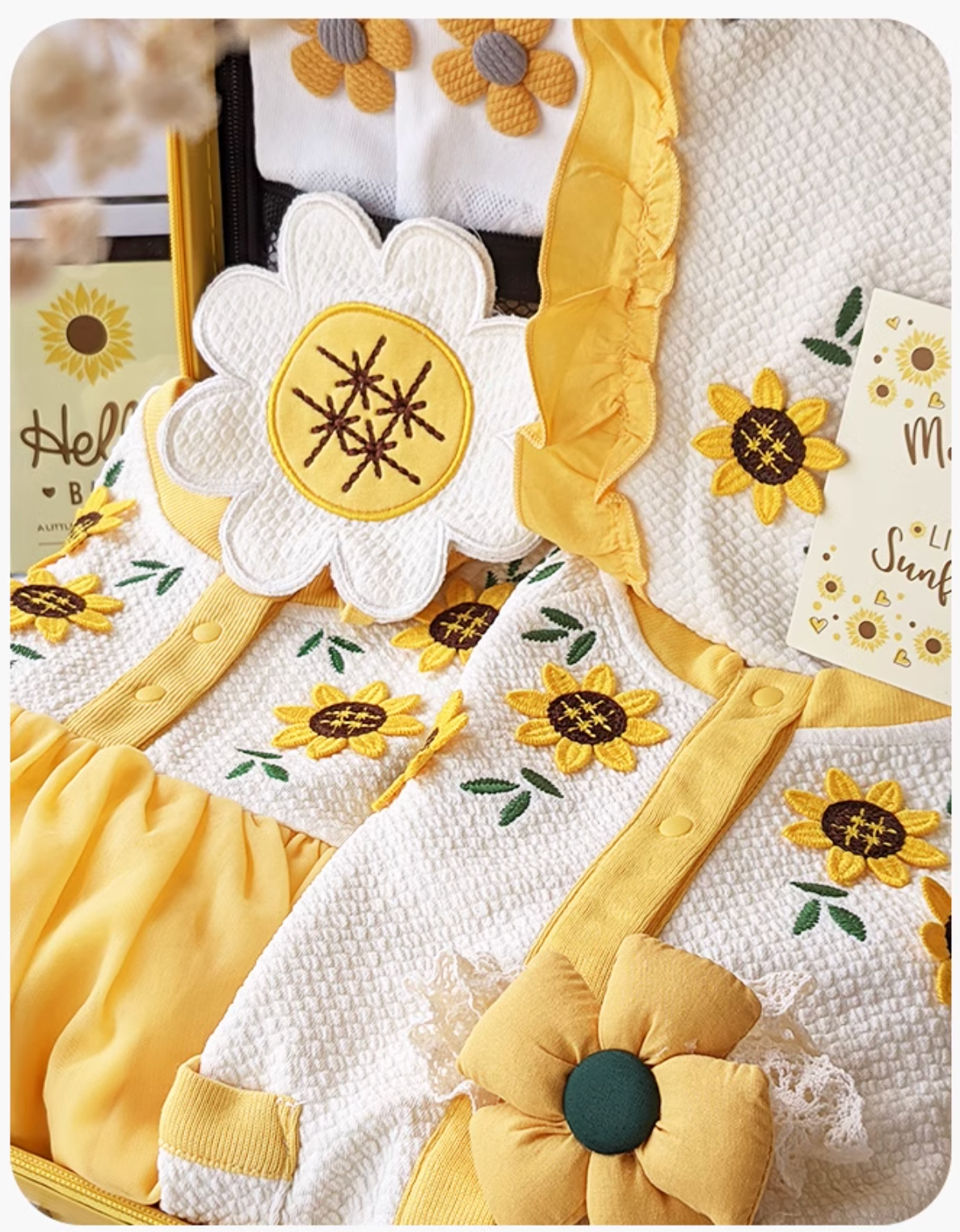 Sunshine Snuggles Baby Girl Gift Set 3-6 Months