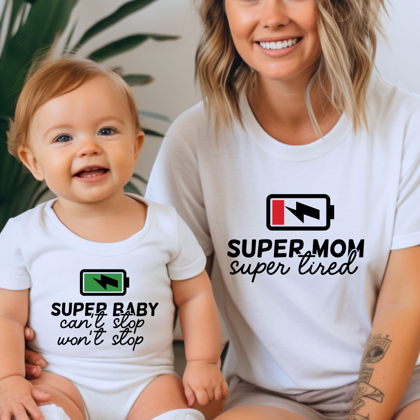 Super Mom & Baby Matching Outfits