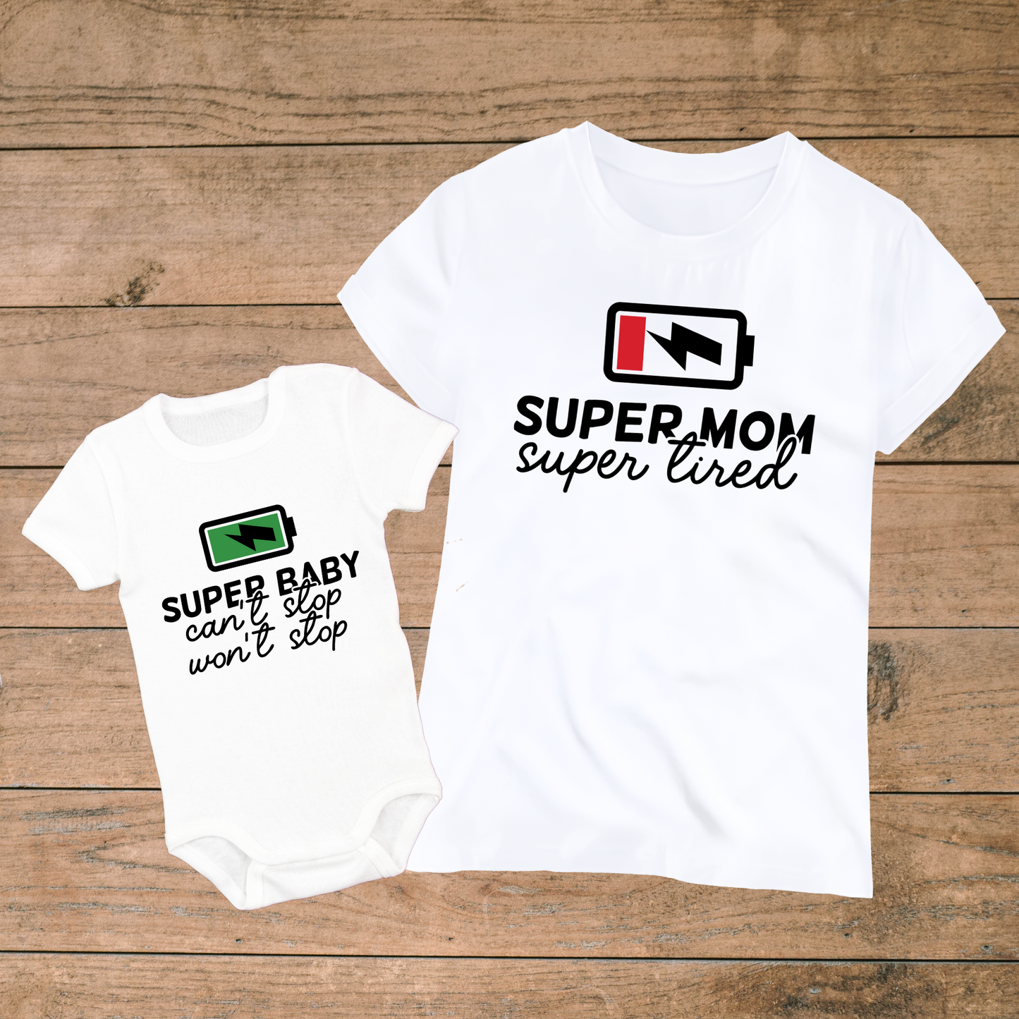 Super Mom & Baby Matching Outfits
