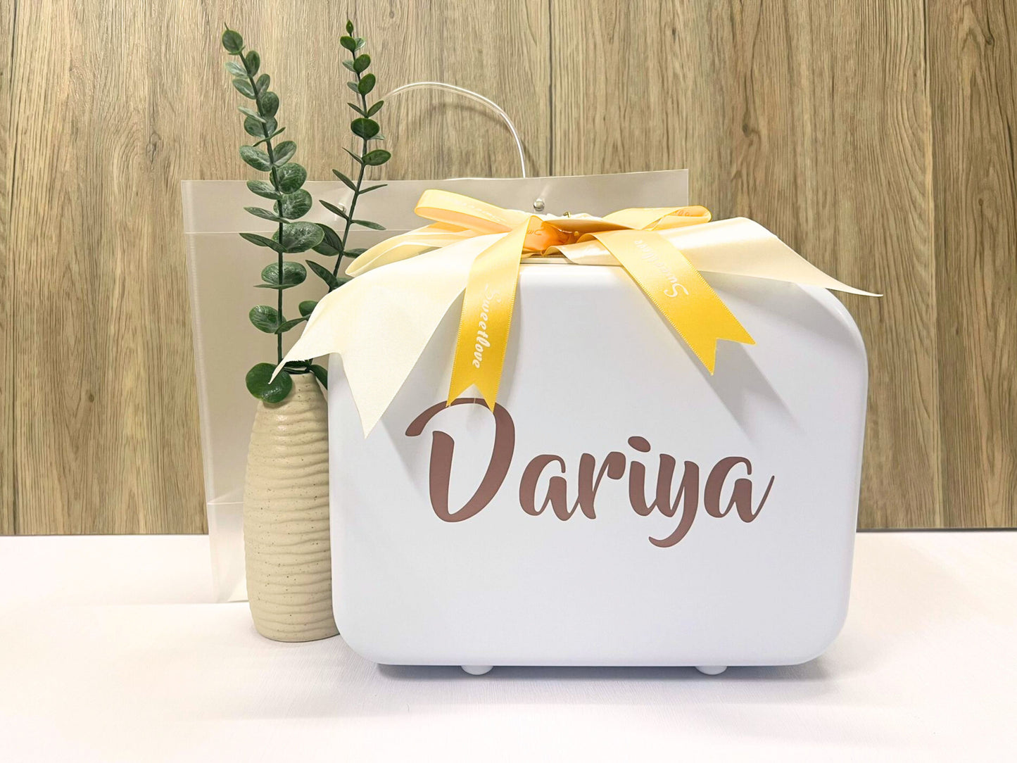 Pretty Yellow Baby Girl Luggage Gift Set 3-6 Months