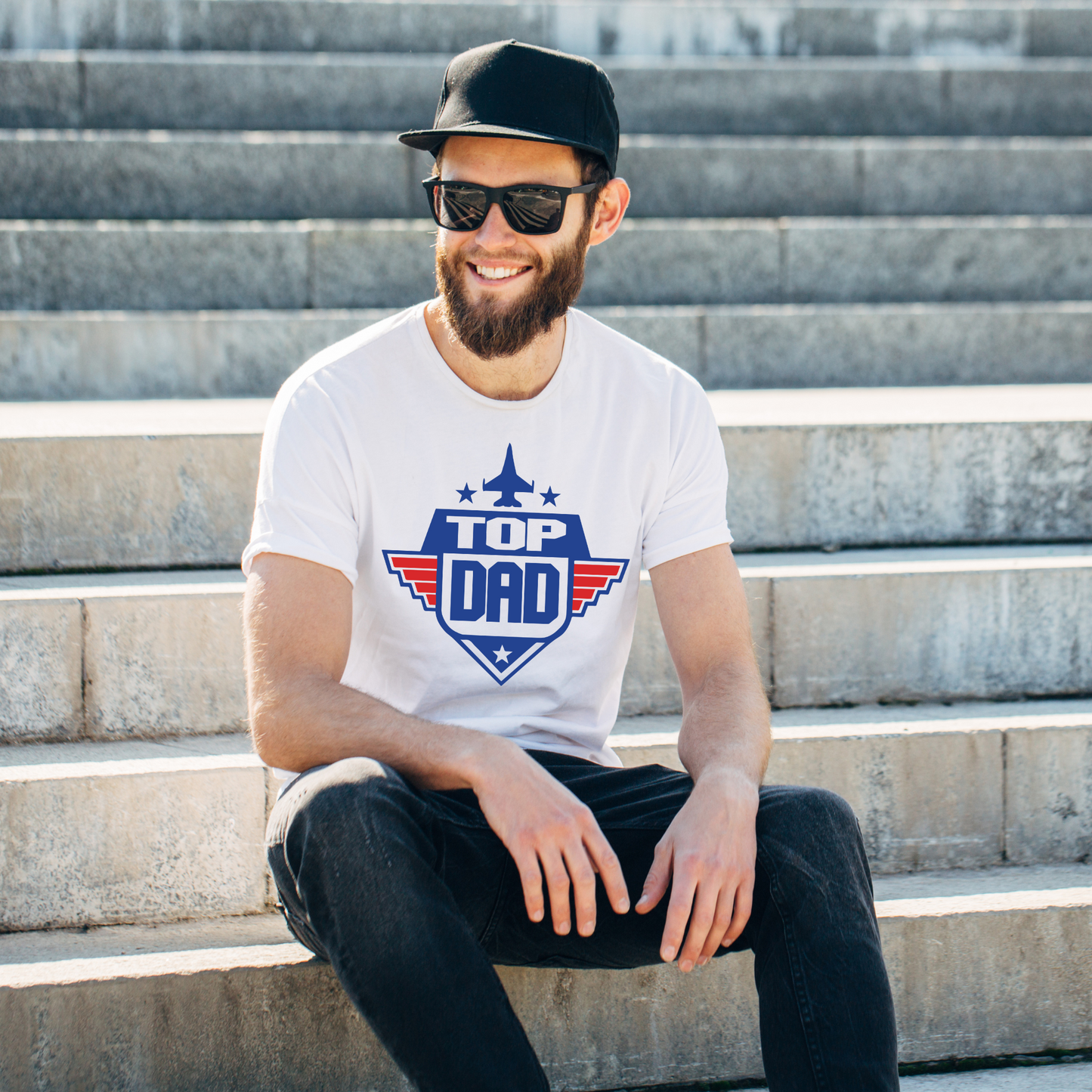 The Iconic 'Top Dad' Funny Dad Shirt