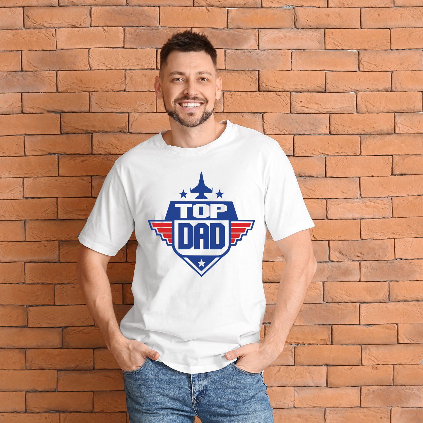 The Iconic 'Top Dad' Funny Dad Shirt