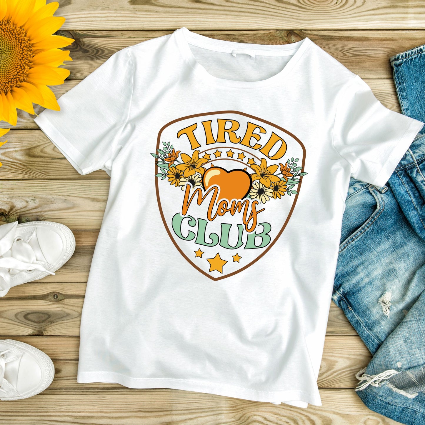 Tired Moms Club Mommy T-Shirt