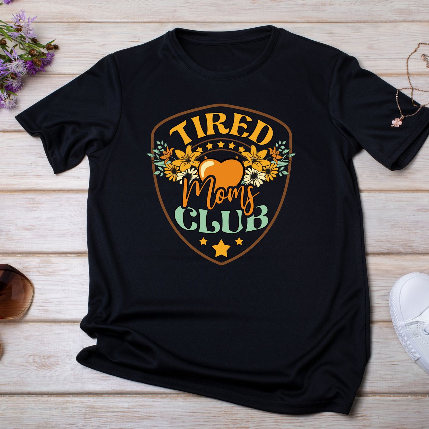 Tired Moms Club Mommy T-Shirt