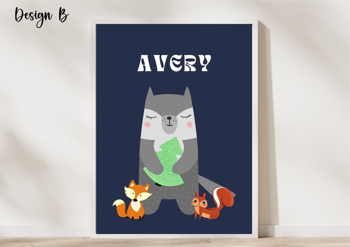 Whimsical Wonders: Personalized Baby Name Poster