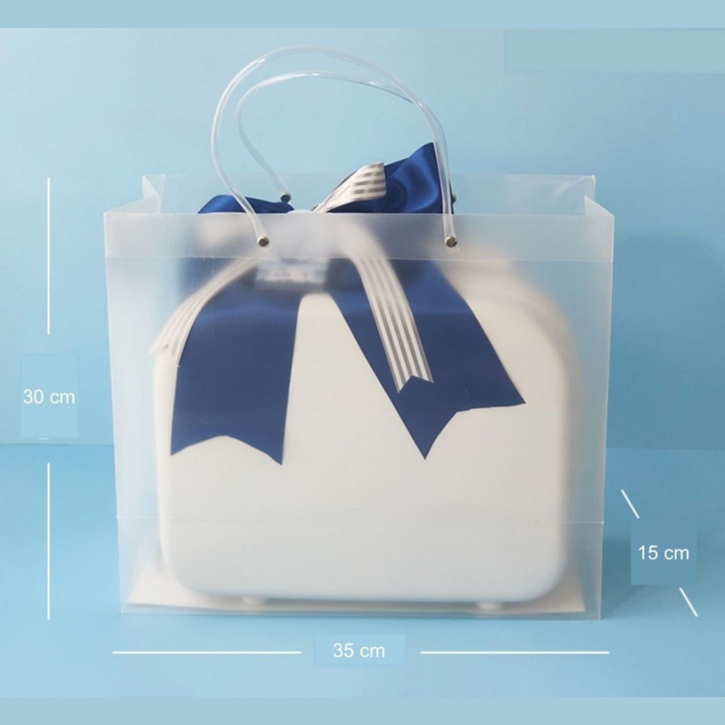 White Handsome Boy Baby Gift Luggage Set 3-6 Months