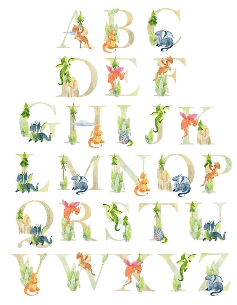 Personalized Dragon Baby Wall Decor for Nursery