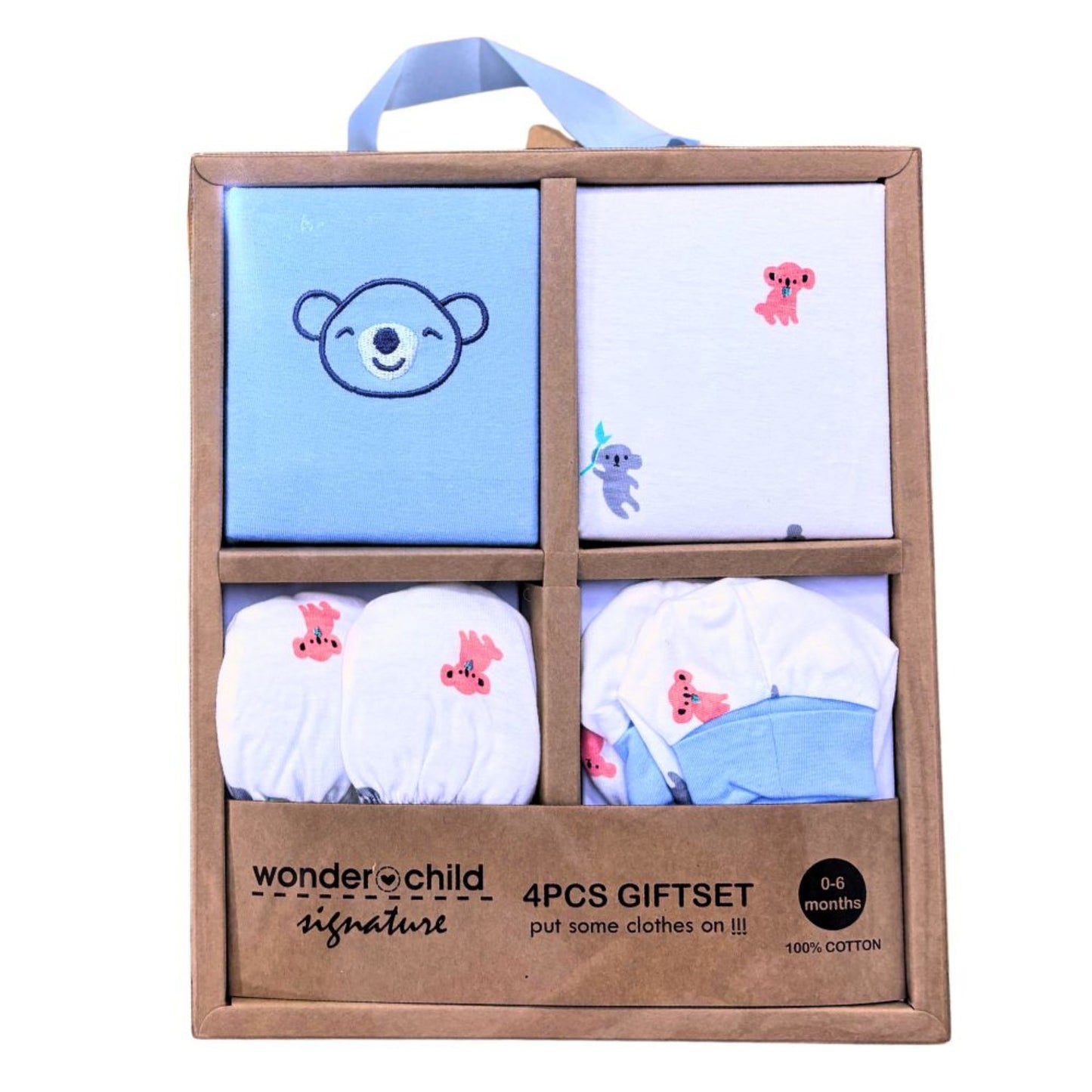 4 pc Wonderchild Boy Baby Gift Set