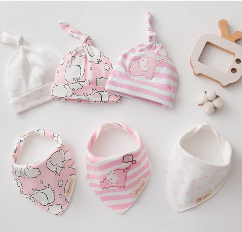 12 pc Sweet Little Elephant Baby Gift Set 3-6 Months