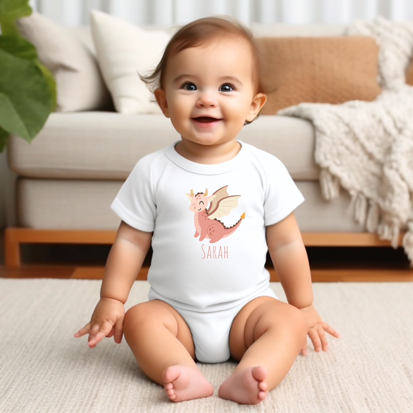 Adorable Personalized Dragon Outfit for Your Little Princess