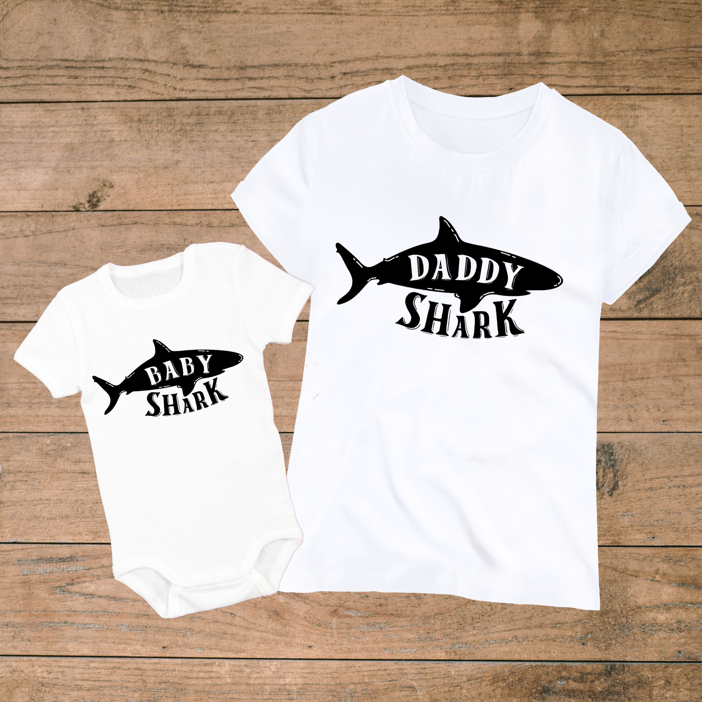 Baby Shark T-Shirts for Dad and Baby: Father and Baby Matching Outfits