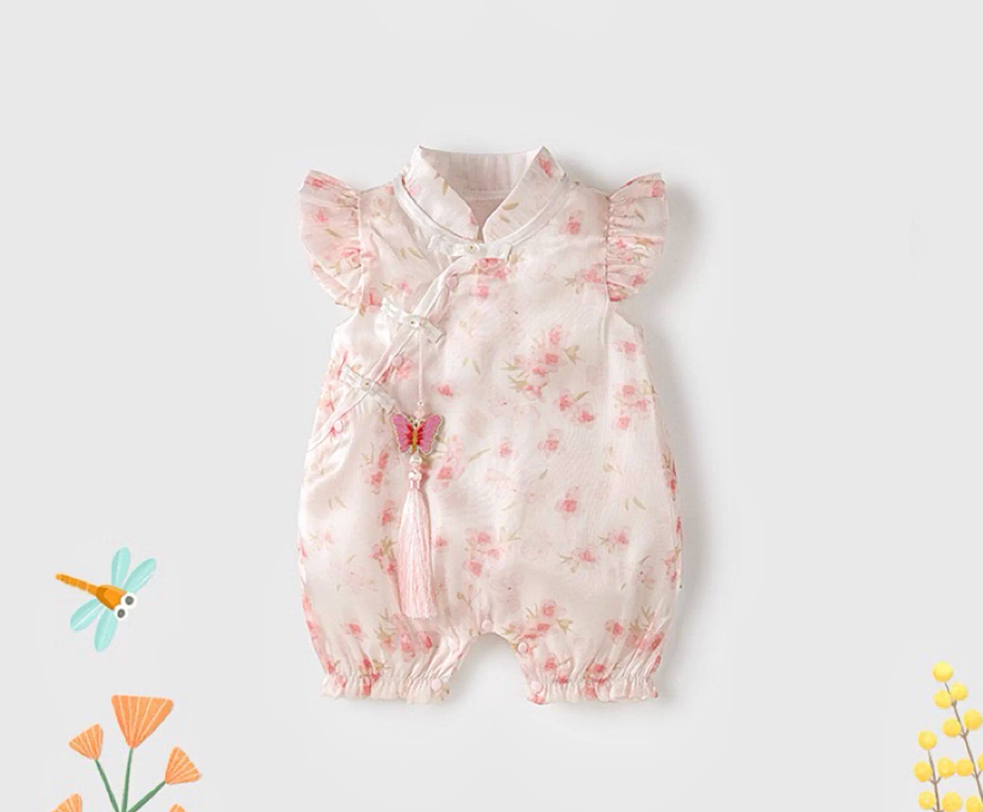 Oriental Chic Baby Girl Gift Set 3-6 Months