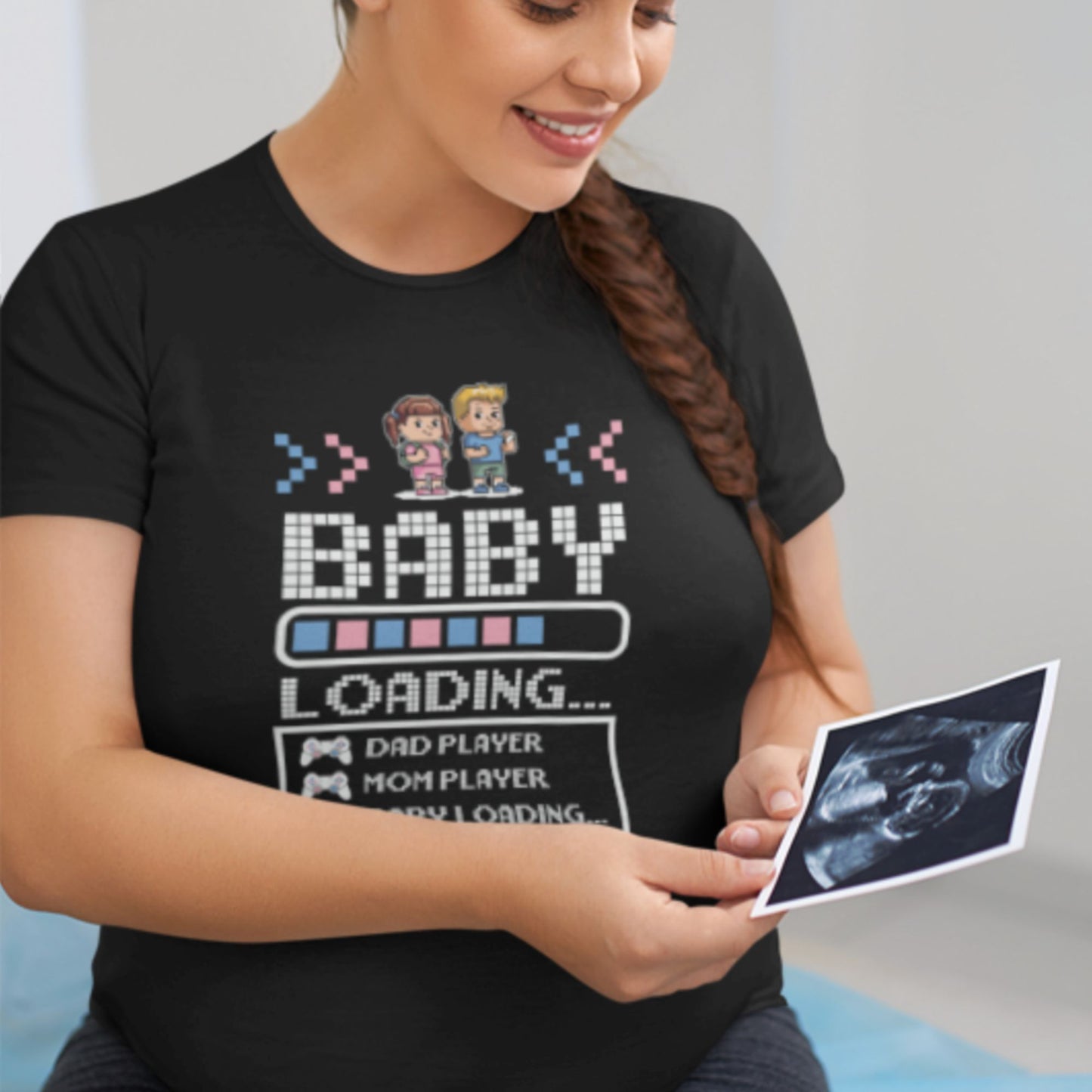 Baby Loading Mom T-Shirt