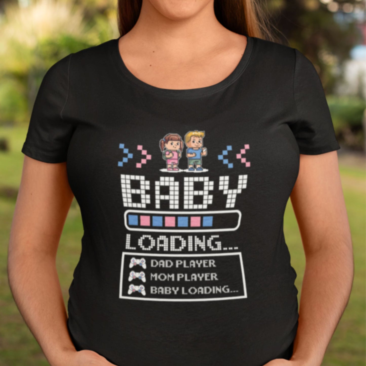 Baby Loading Mom T-Shirt