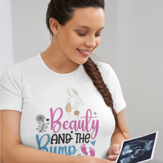 Beauty and the Bump - Maternity T-Shirt