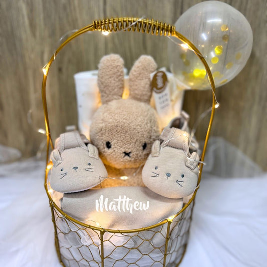 Miffy Personalized Baby Gift basket
