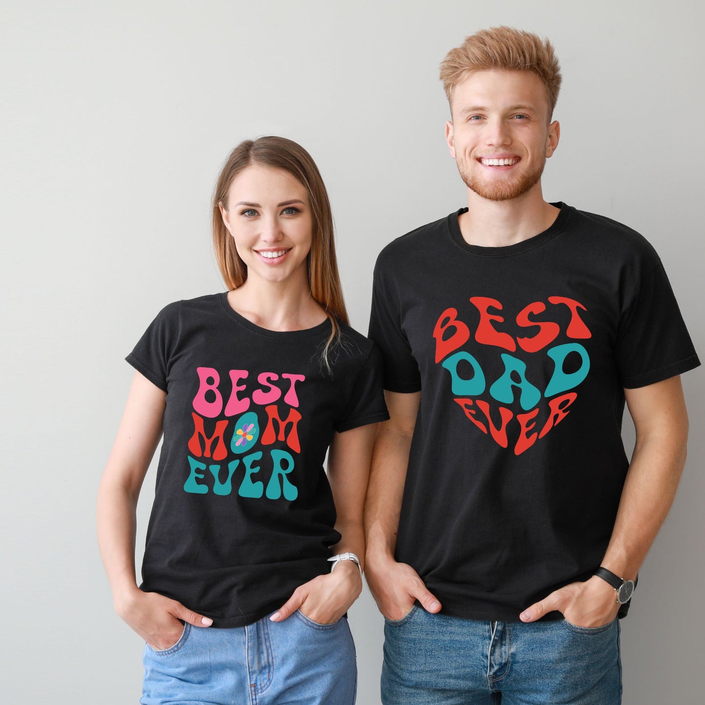 Best Family Ever – Matching Black Tees for Parents & Kids
