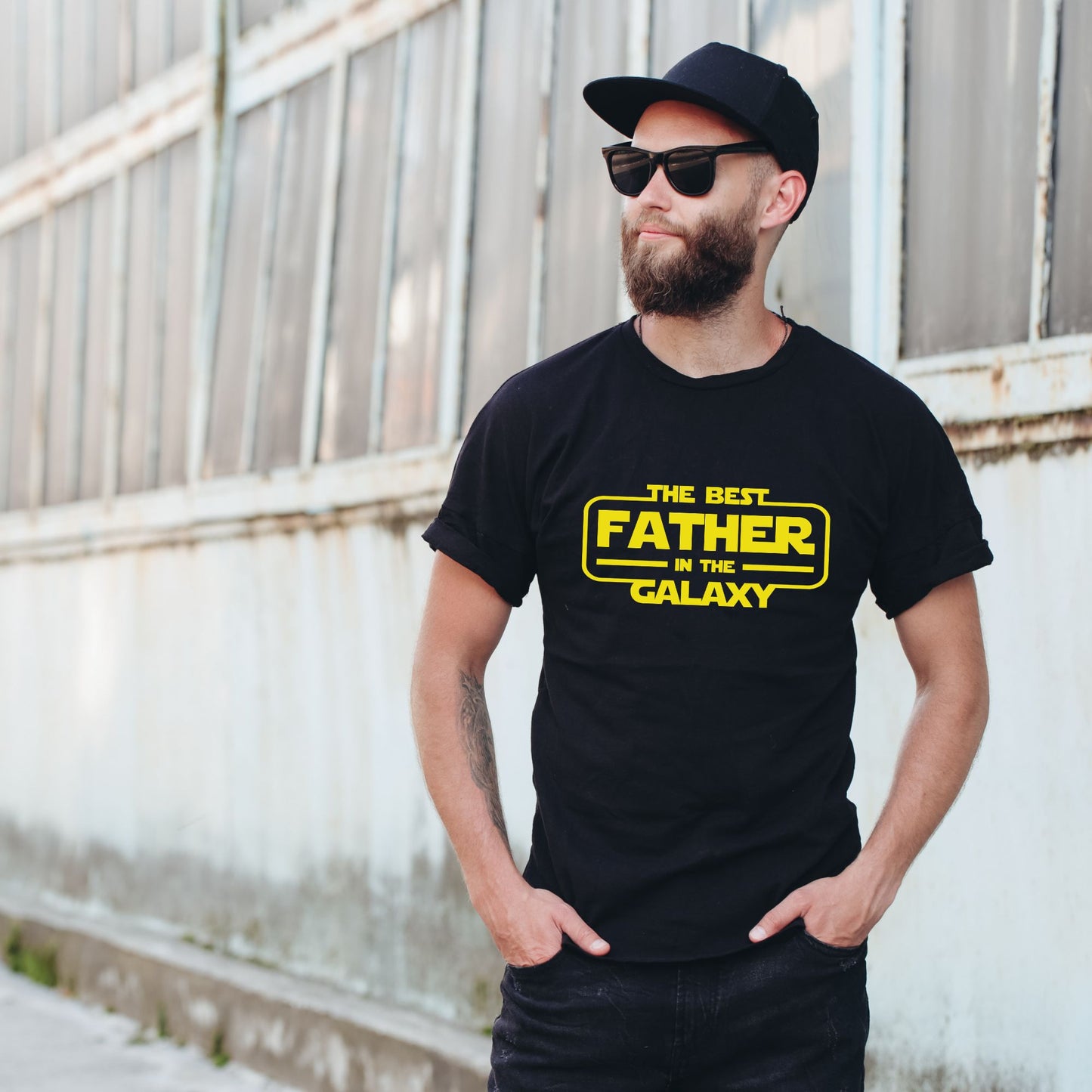 "The Best Father In The Galaxy" Dad T-Shirt