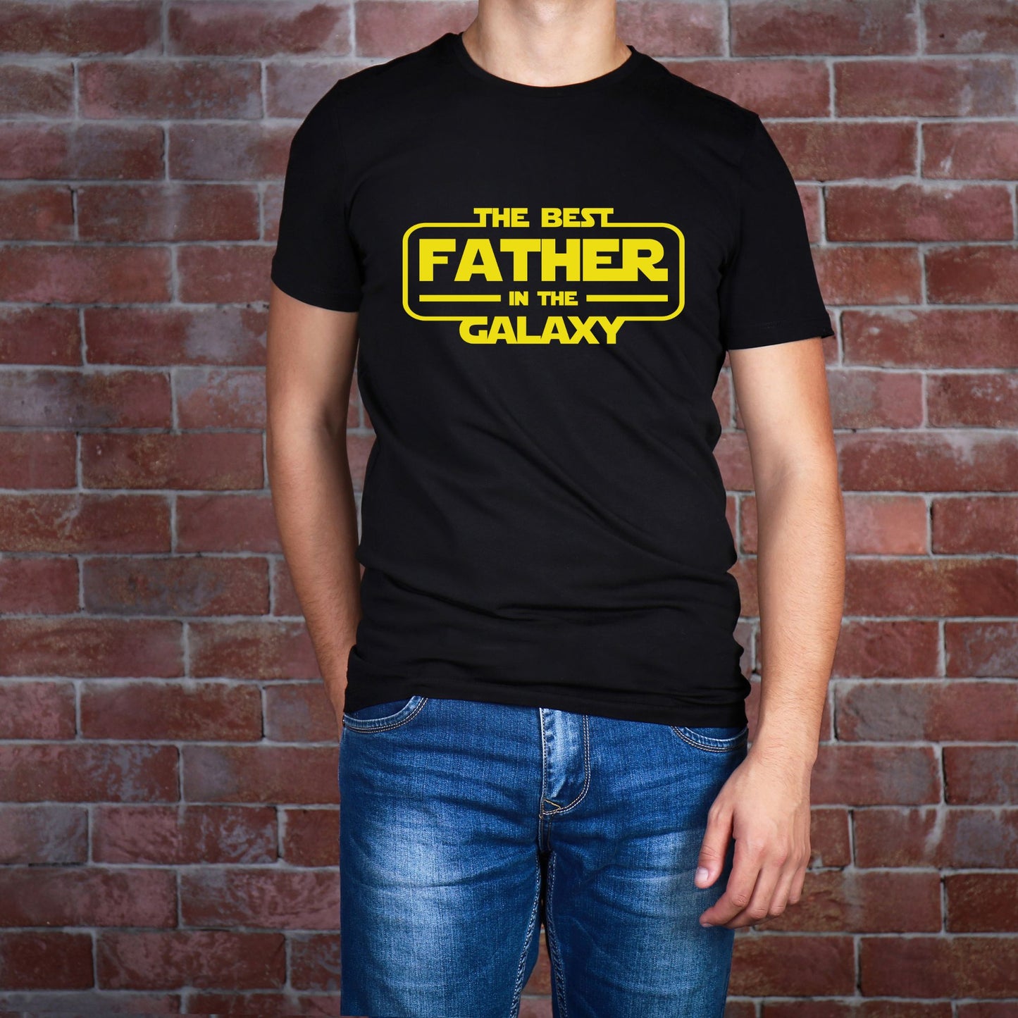 "The Best Father In The Galaxy" Dad T-Shirt