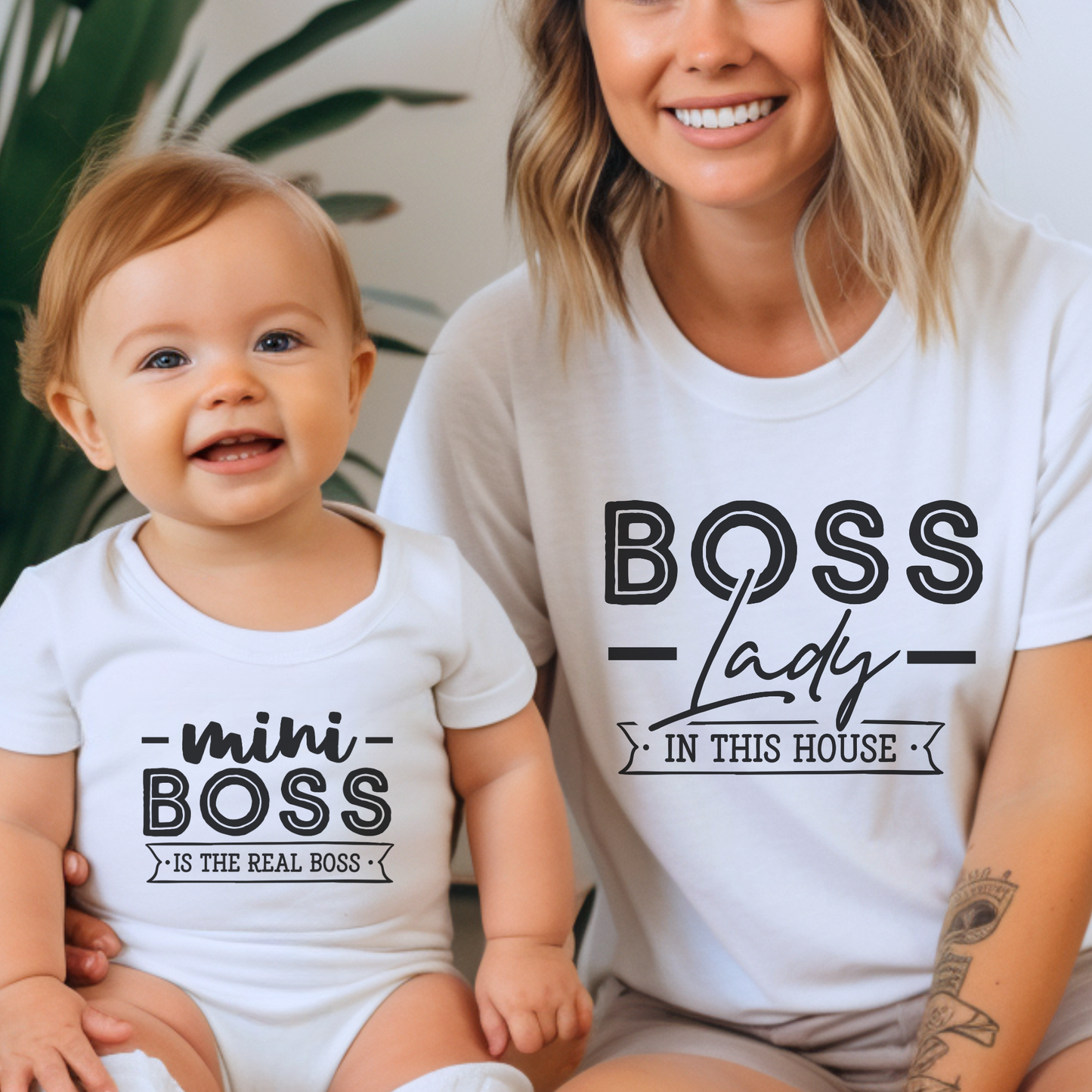 Boss Lady and Boss Baby - Mom and Baby Clothes