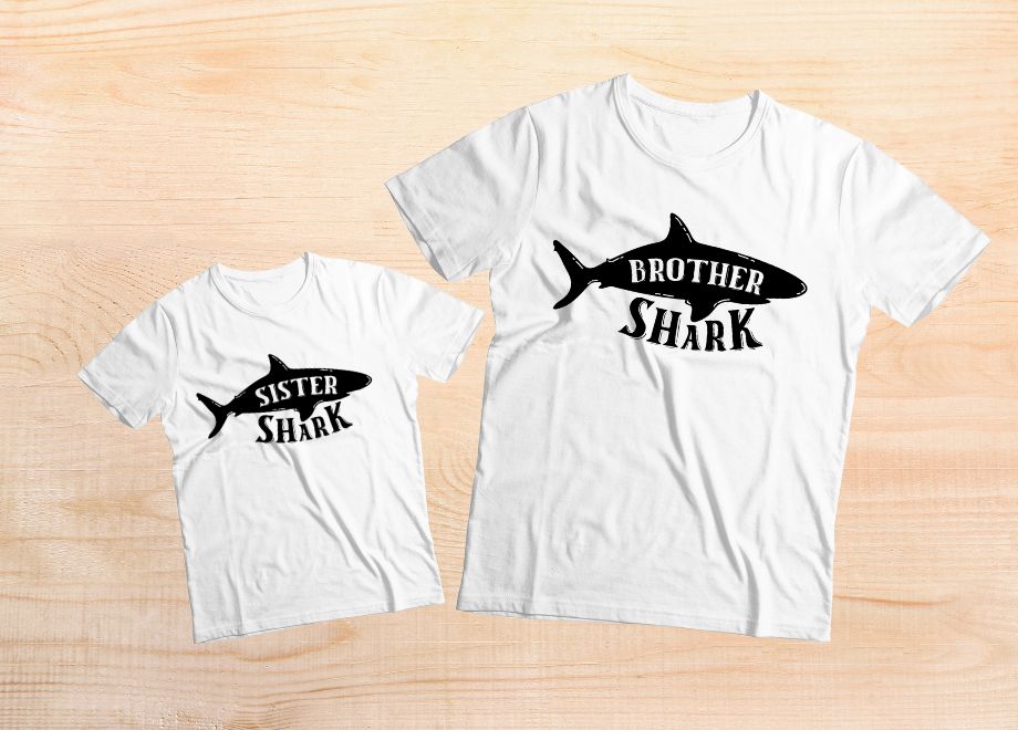 Fin-tastic Family Shark Tees: Matching Family T-Shirts