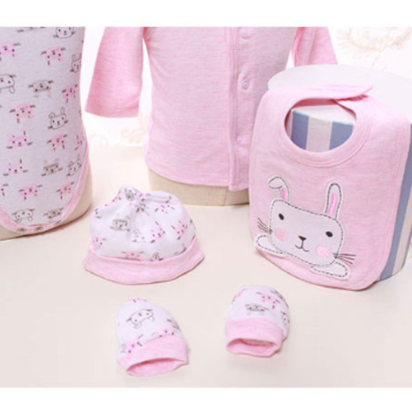 Baby Girl Bunny Rabbit Baby Gift Bag 6-9 Months