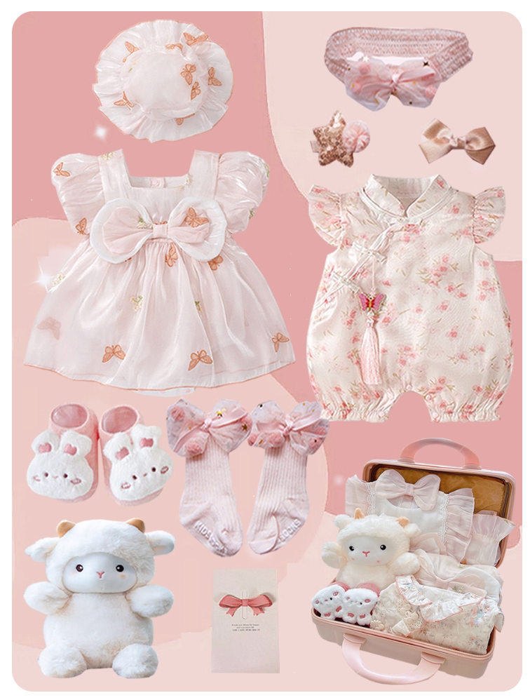 Charming Baby Girl Luggage Gift Set 3-6 Months