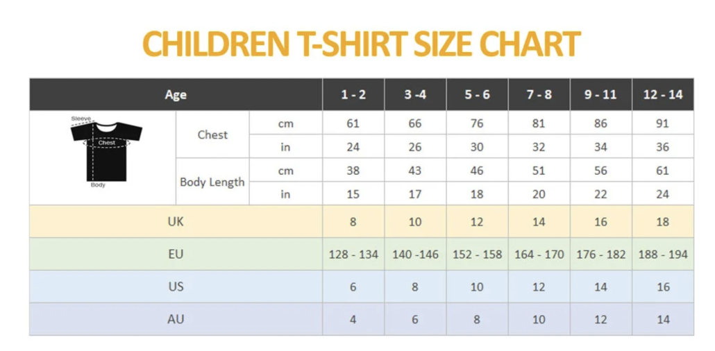 Family Nutrition Facts: Matching Family Tees