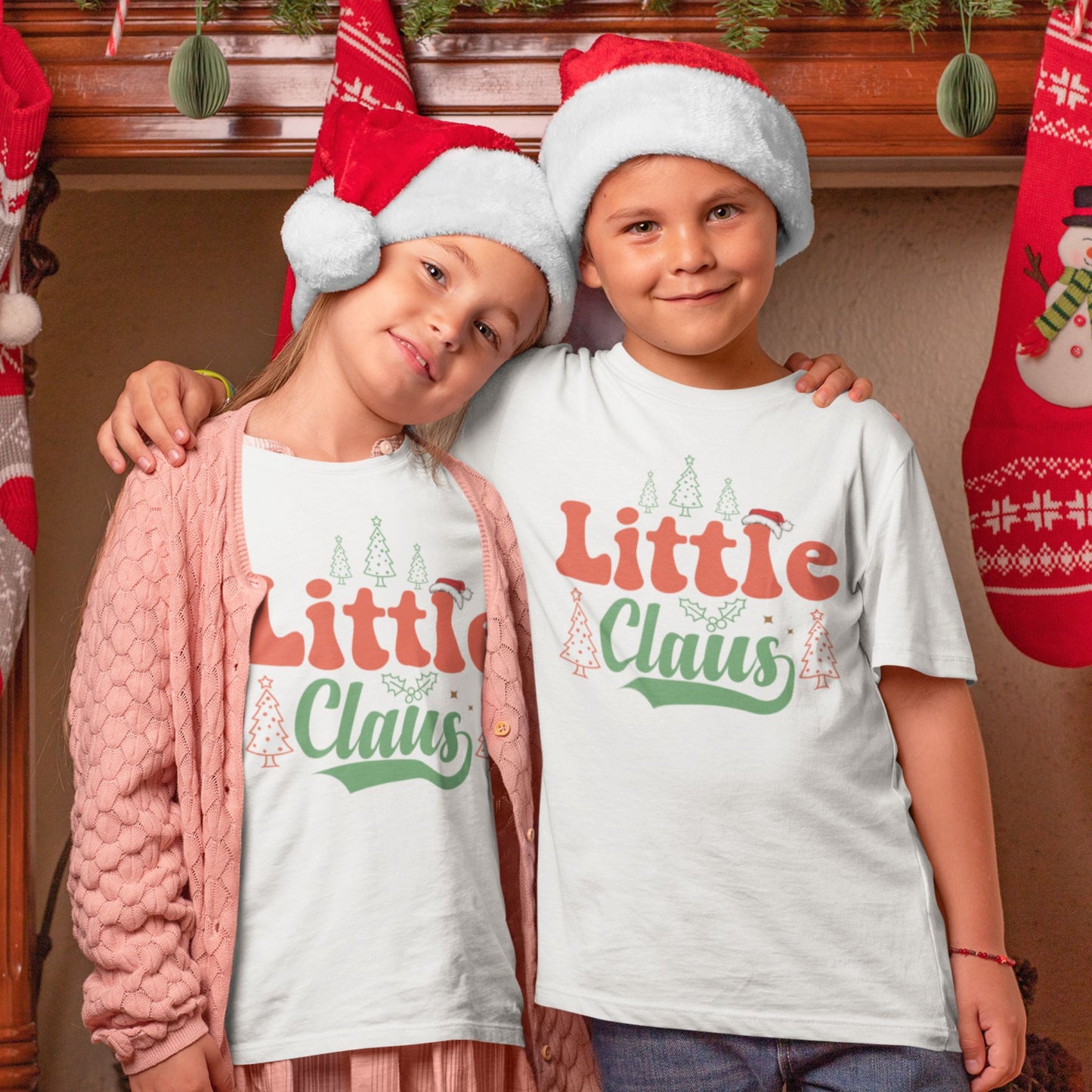 Santa's Family Matching Christmas Family Tee Shirts