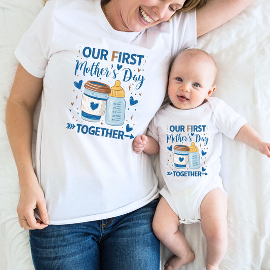 Our First Mother’s Day Together Matching Mom and Baby Set