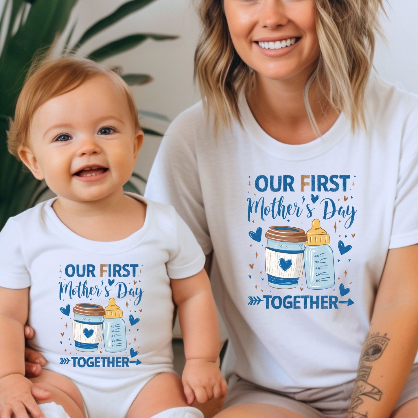 Our First Mother’s Day Together Matching Mom and Baby Set