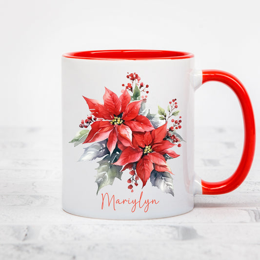 Customized Birth Flower Mug - Gift for Grandma or Mom