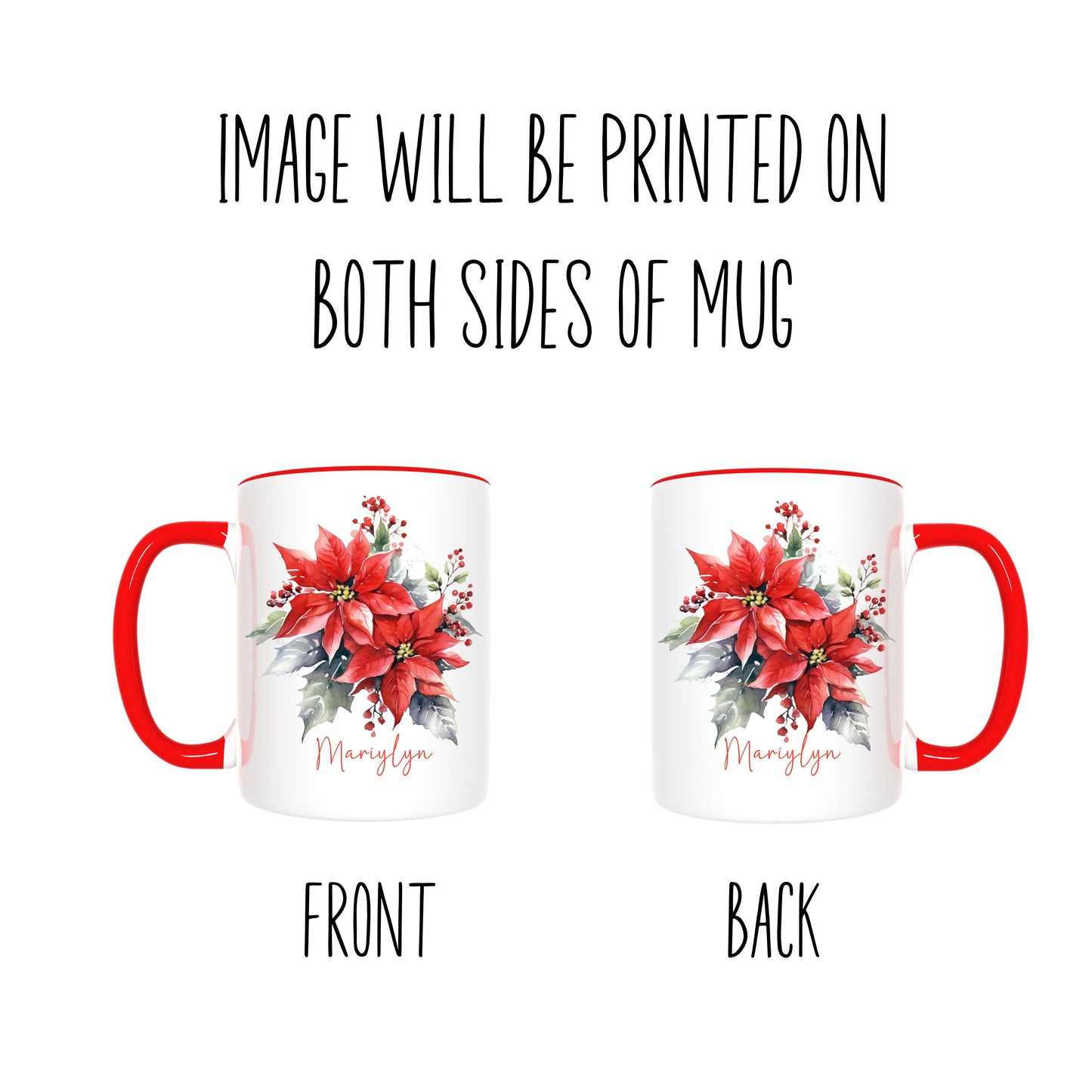 Customized Birth Flower Mug - Gift for Grandma or Mom