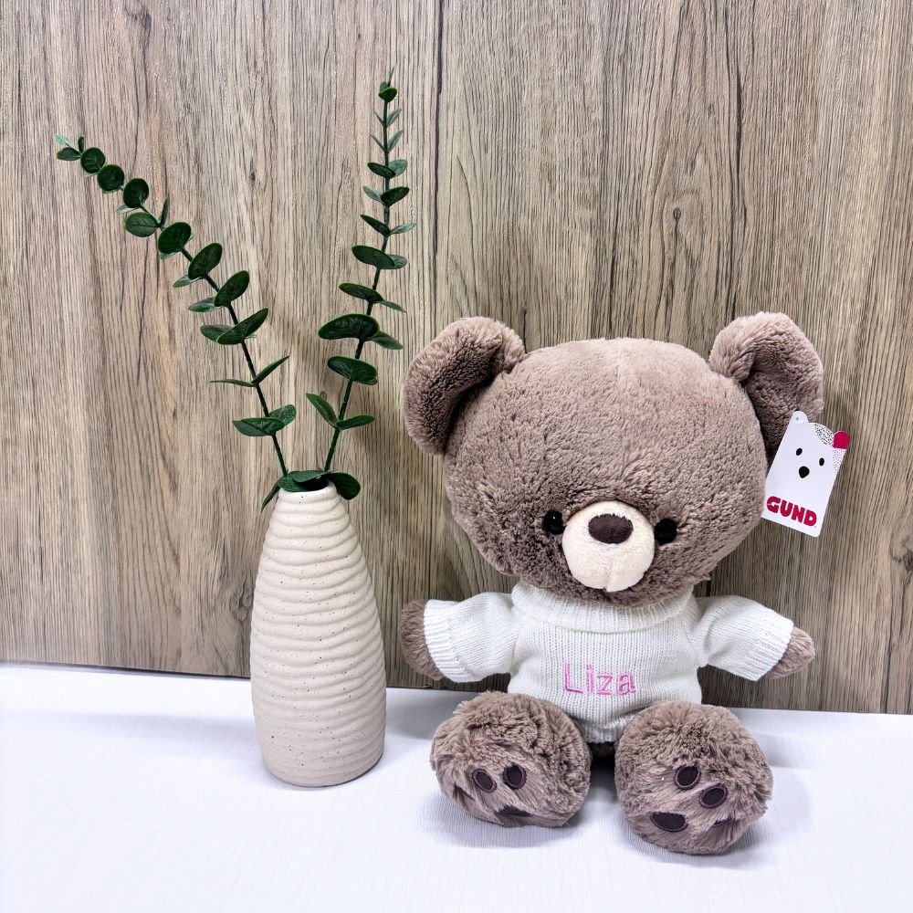 Custom Name Embroidery Personalized Kai Teddy Bear - 12 inches