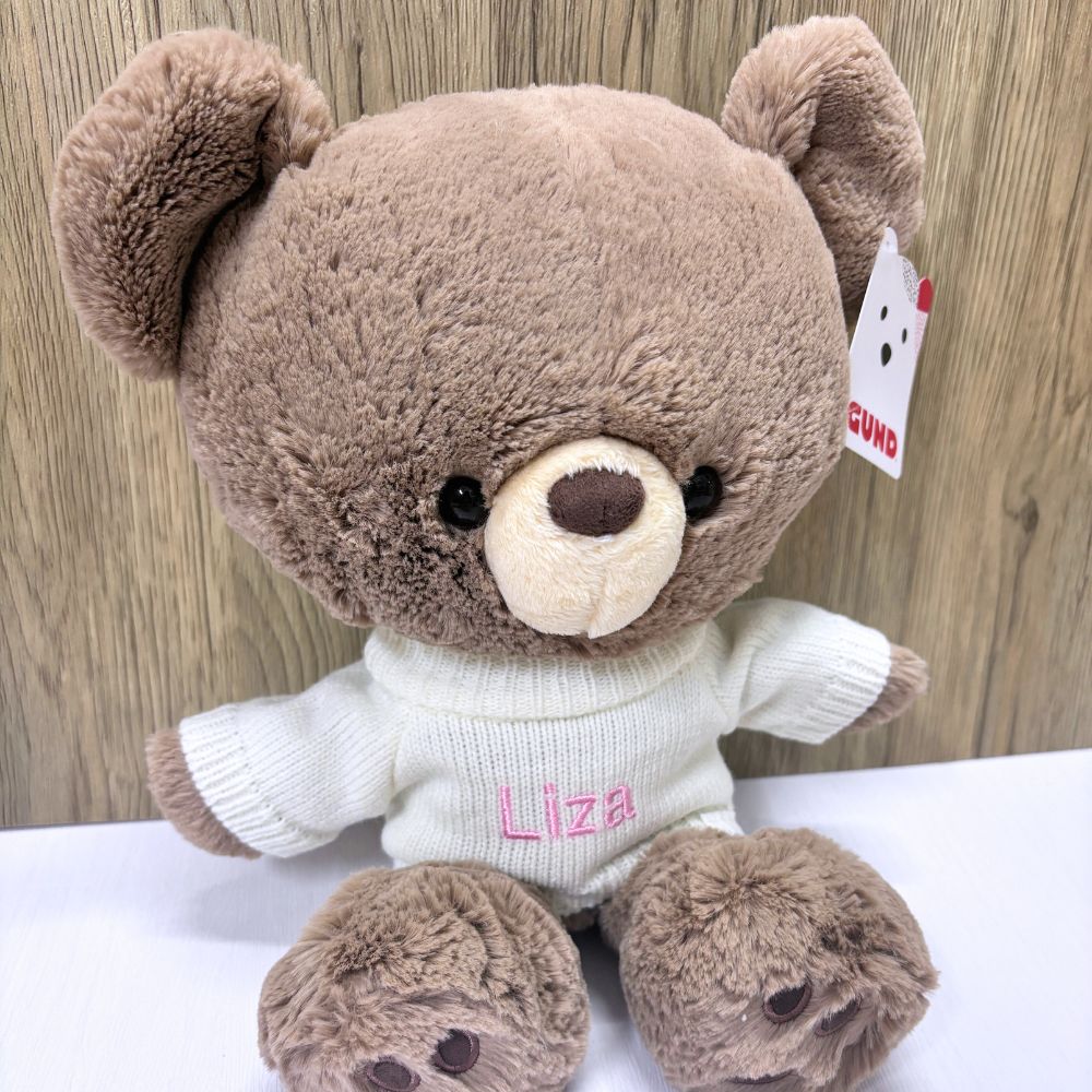 Custom Name Embroidery Personalized Kai Teddy Bear - 12 inches