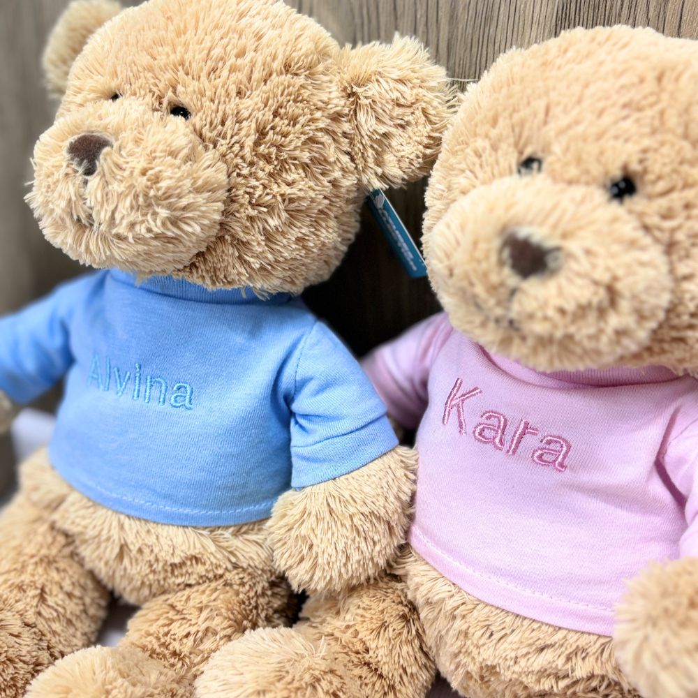 Custom Name Embroidery Personalized Teddy Bear