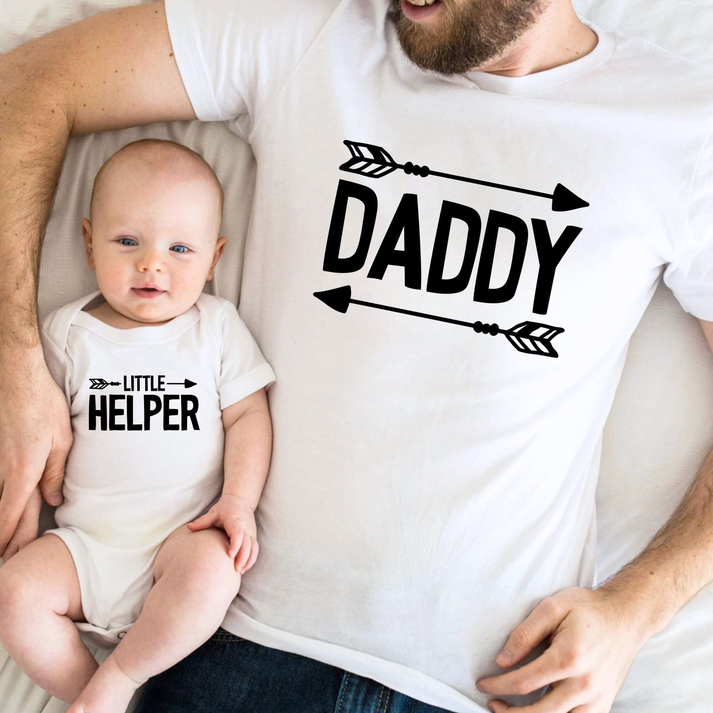 Daddy & Little Helper - Dad & Baby Matching Outfits