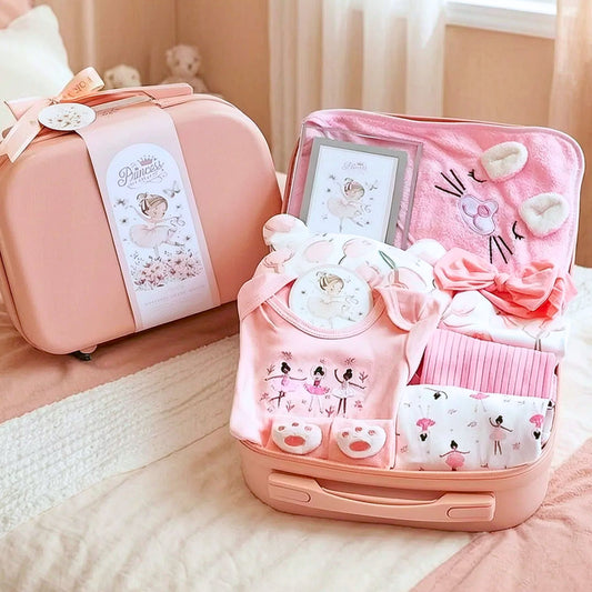 Dancing Girl Baby Gift Luggage Set - Best Baby Gift Singapore (3-6 Months) 🎀
