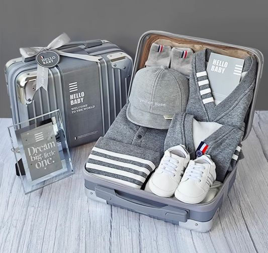 Dapper Boy Baby Gift Luggage Set 3-6 Months