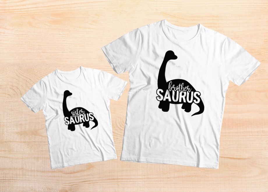 Rawr-some Dinosaur Family Tees