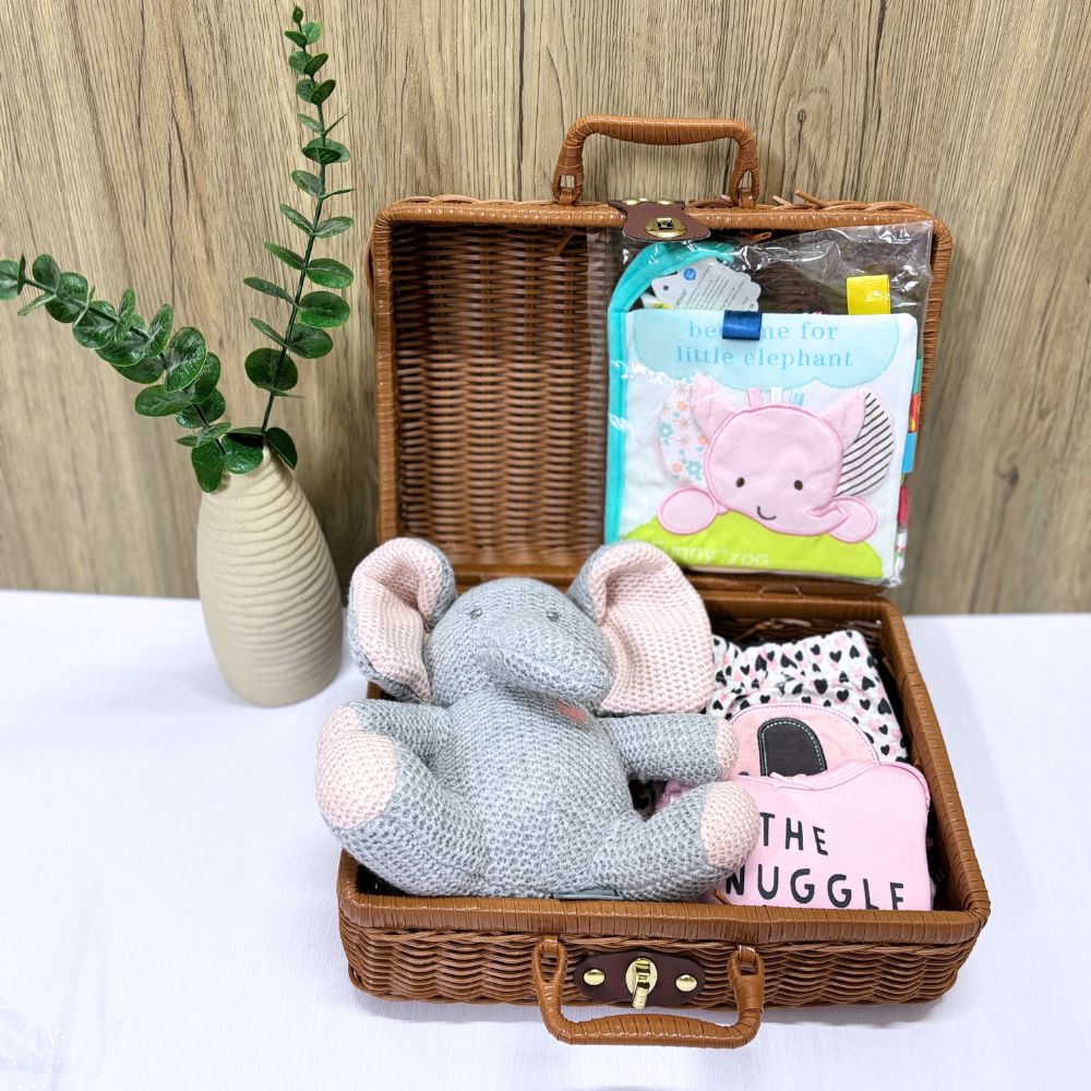 Luxurious Elephant Baby Gift Set